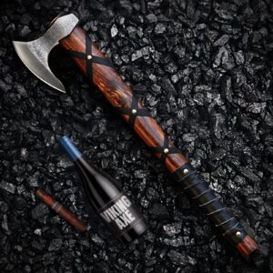 Custom Gift Hand Forged Carbon Steel VIKING AXE, Ragnar Axe, Wedding Gift,Axes, Best Birthday, Anniversary, Christmas Gift For Him, Larp axe