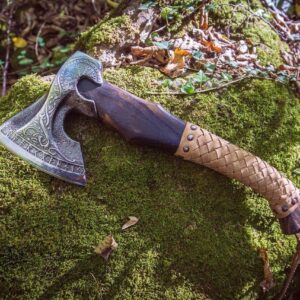 Custom Gift Hand Forged Carbon Steel VIKING AXE, Ragnar Axe, Wedding Gift,Axes, Best Birthday, Anniversary, Christmas Gift For Him, Larp axe